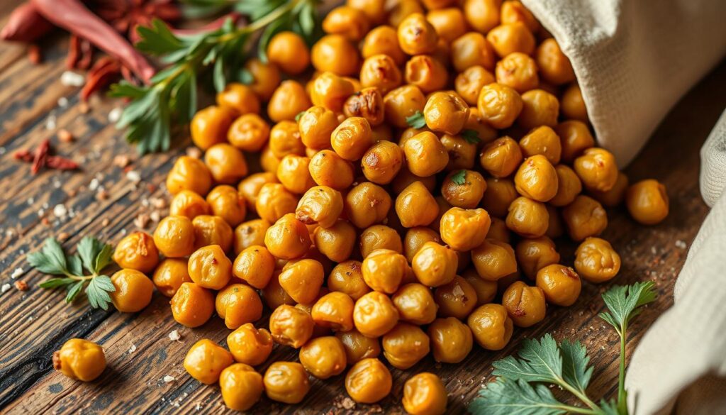 Roasting Chickpeas