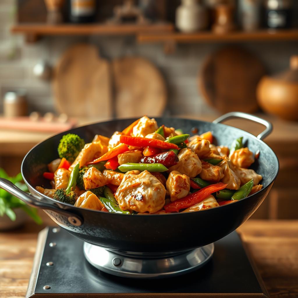 chicken veggie stir fry chicken veggie stir fry