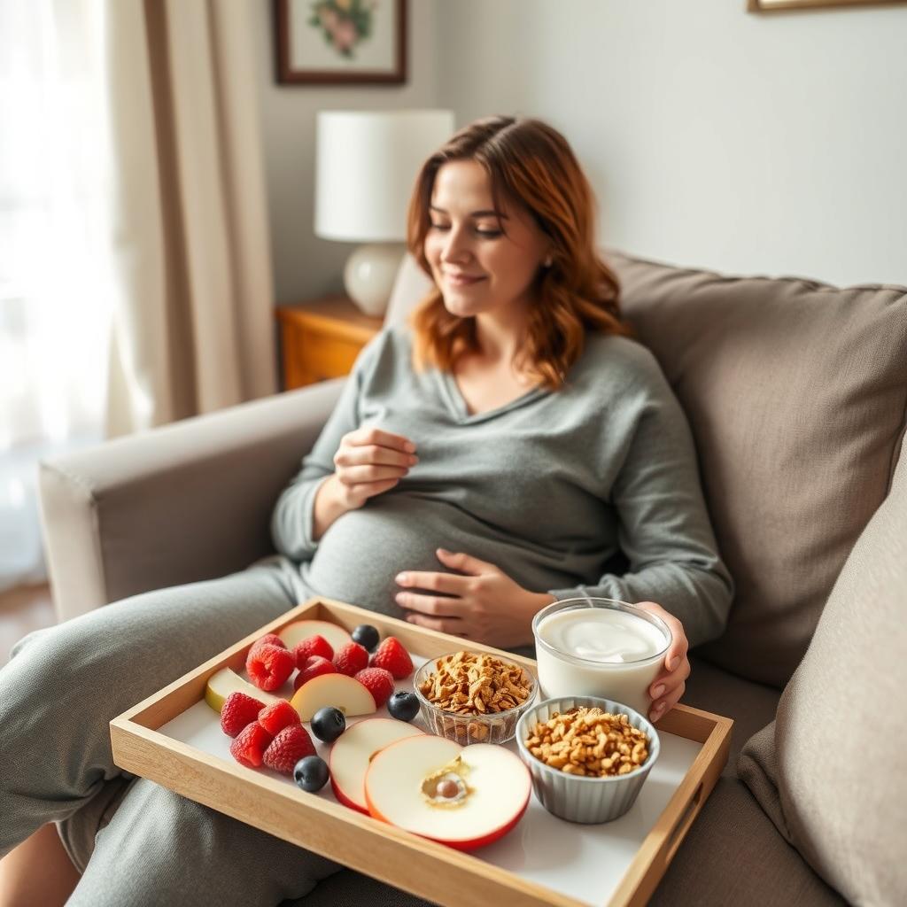 one-handed snacks postpartum