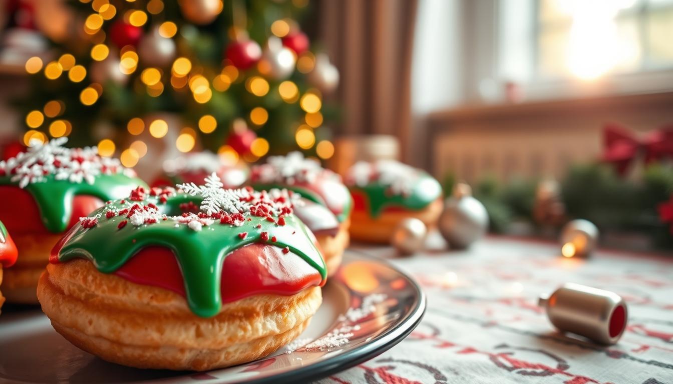 Christmas Protein Doughnuts