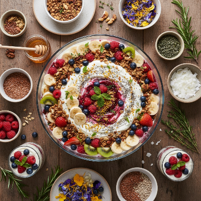 Ultimate Healthy Yogurt Parfait Bar