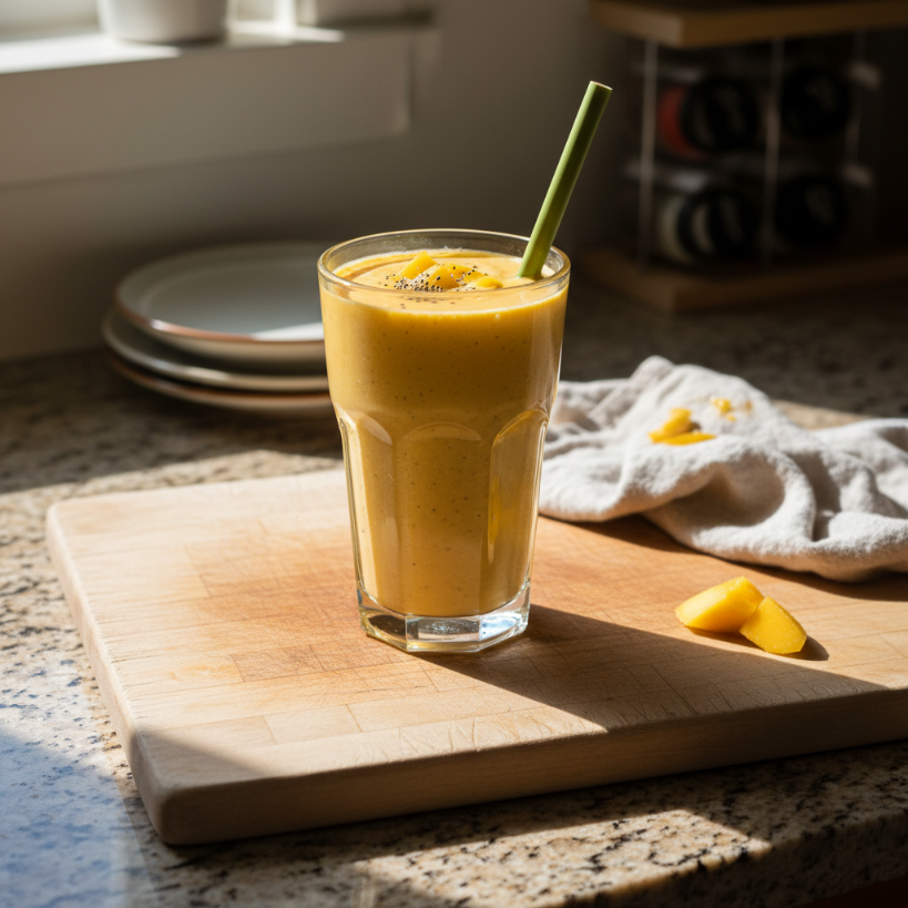 The Best Ever Healthy Mango Smoothie (Dairy Free)