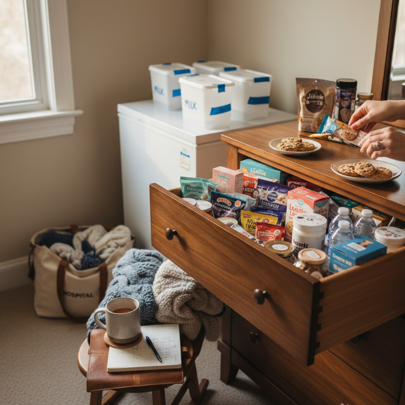 Lactation Snack Drawer: What to Stock and Why